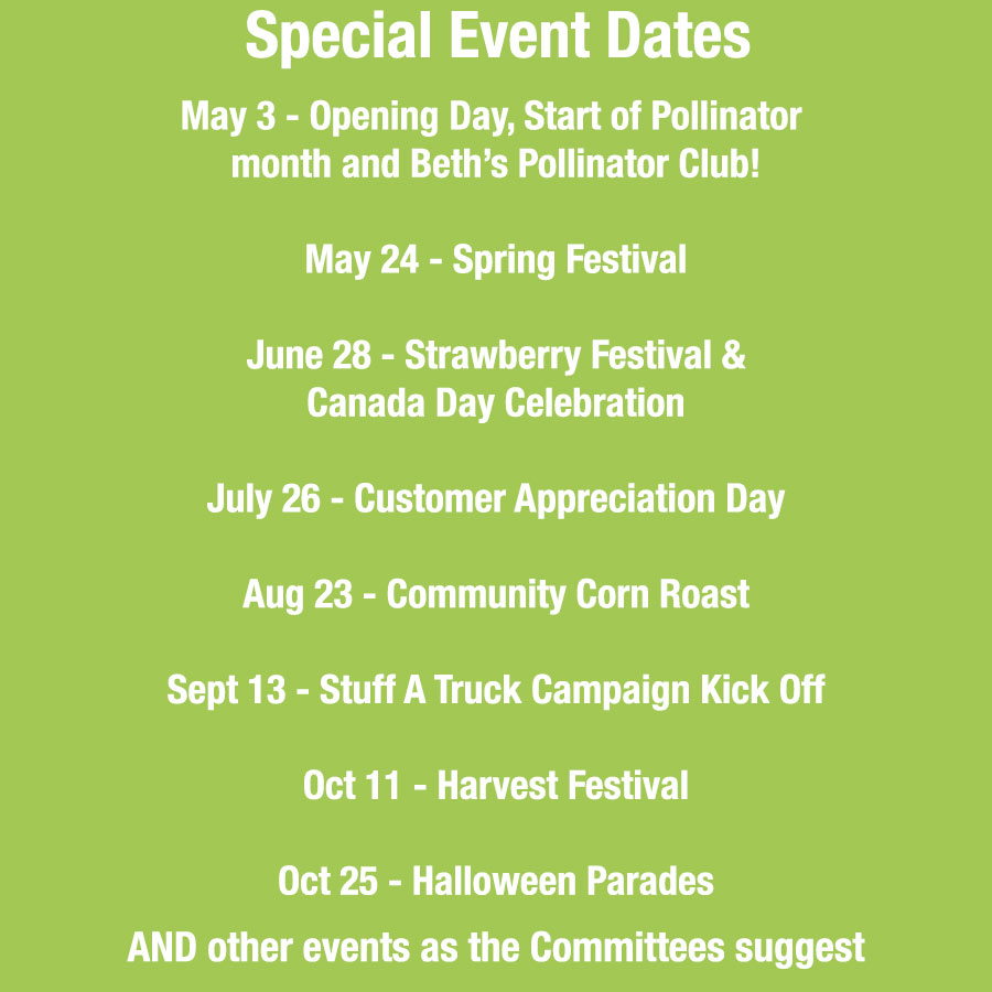 Events at the Aurora Farmers' Market